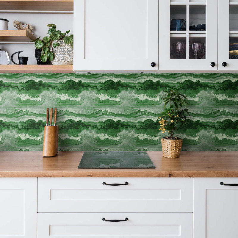 Buskus 50 x 100 cm PVC Tile in Green