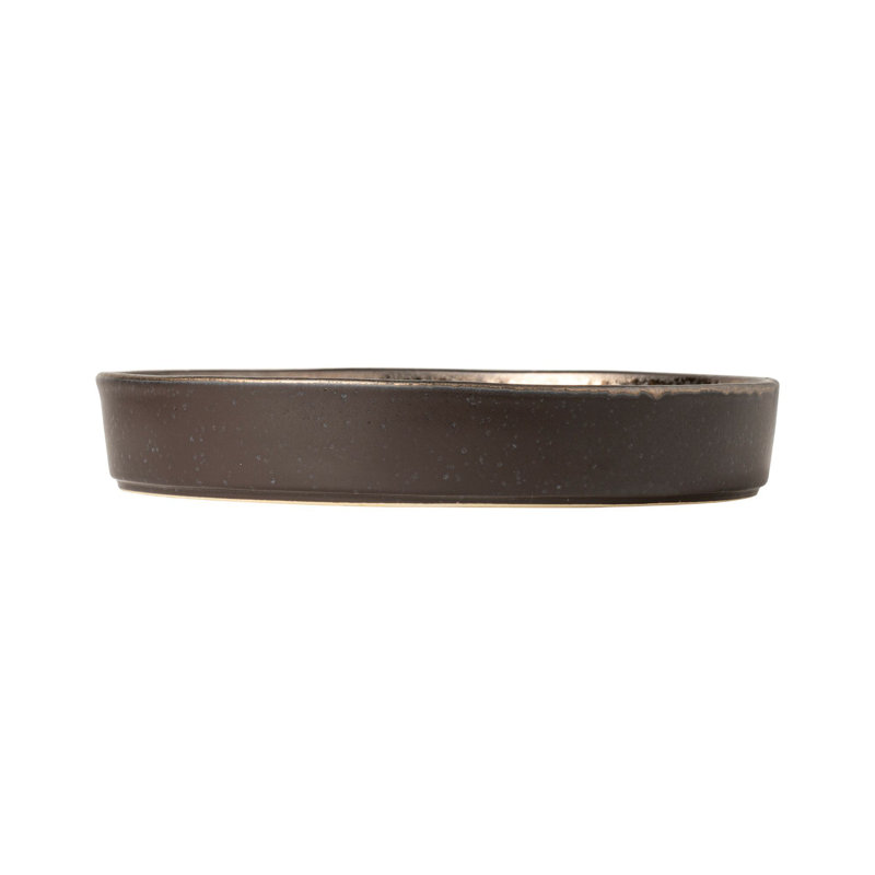 Lagoa Fine Stoneware Pasta Bowl, Metal
