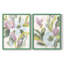 Impression encadrée florale Fresco I-Premium - prête à être accrochée - aucun clou requis - aucun clou requis-50896628-50896629