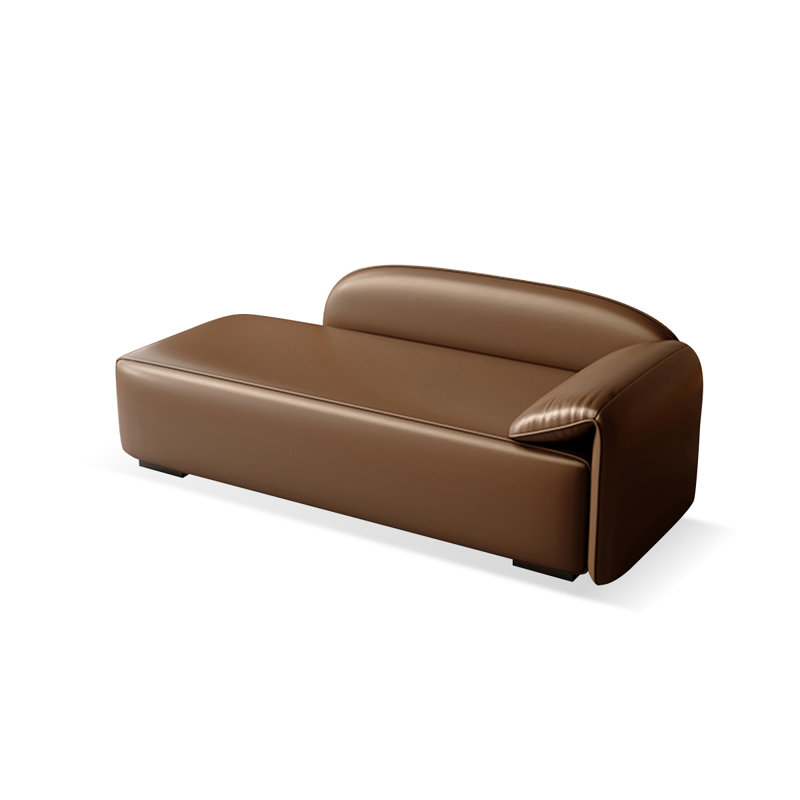 Banc avec revêtement, Brun