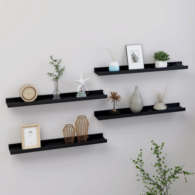 Gracelinn 4 Piece Floating Shelf
