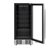 15 in. Small Stainless Steel, Glass-Door Built-In Refrigerator and Beverage Cooler, 3 cu. ft. - KM-BIR3C-GD.