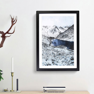 Tryfan Mountain In Snowdonia Wales - Single Picture Frame Painting on MDF