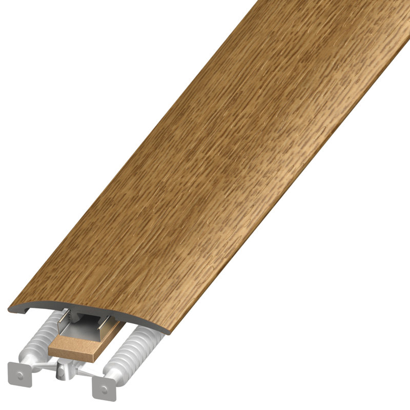 Plastique 0,25 po d'épaisseur x 2 po de largeur x 94 po de longueur tout usage, Frontier chêne 1017