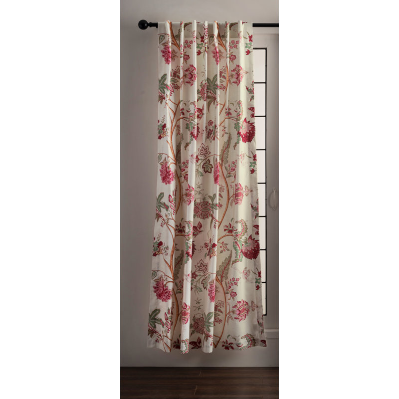 Rideau Maison d'Hermine Chantilly 100 % coton, ensemble de 1 - 127 cm x 244 cm, L 50 po x L 96 po