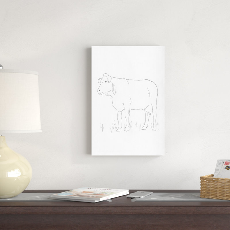 " Limousin Cattle IV " by Jacob Green, 18" H x 12" W x 1.25" D