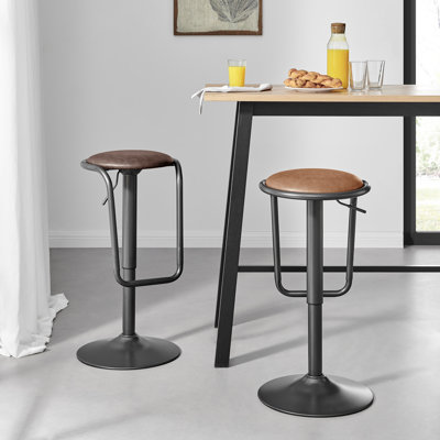 Jethero Swivel Adjustable Height Bar Stools