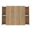 Table basse 33 po carrée avec 4 tiroirs de rangement-645718537