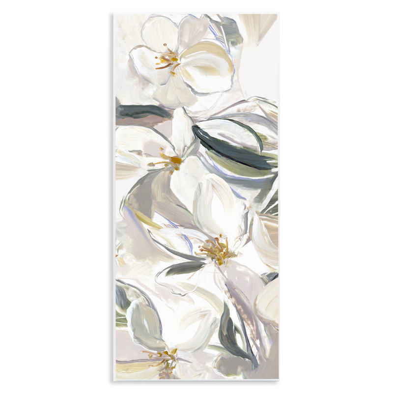 «Neutral Tone Spring Blooms», plaque murale par Hannah Dawson