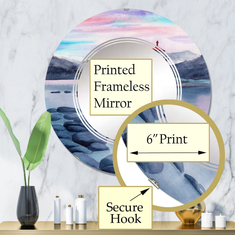 Miroir de salle de bain sans cadre, 32 po x 32 po