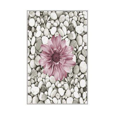 Tapis d'entrée de qualité supérieure (3,3 x 9,8 pi), 100% polyester, hauteur des poils de 8 mm | Antibactérien, antidérapant à pois en PVC, 650 gr / m² | Lavable à la machine, impression numérique 3D | Idéal pour le salon et les entrées, conception durable et élégante