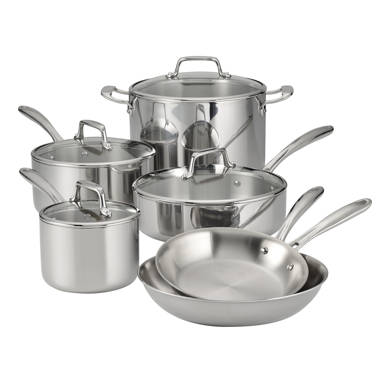Henckels Clad H3 10-pc Stainless Steel Cookware Set 