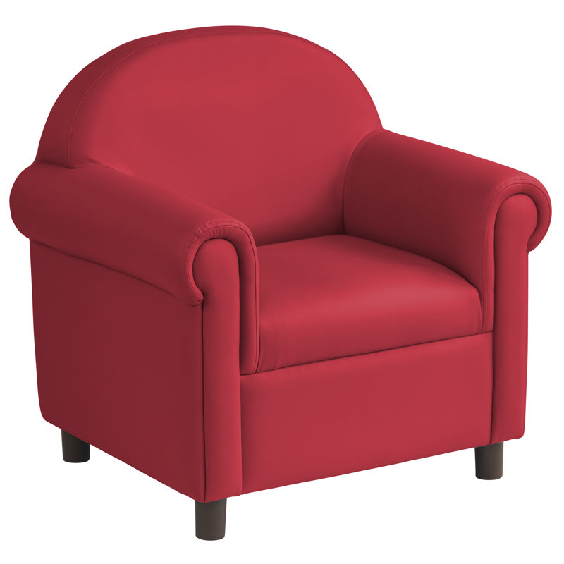 Little Lux Kids Club, 24" H x 26" W x 18" D, Red