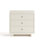 Commode 3 tiroirs en bois avec surmatelas Kyoto