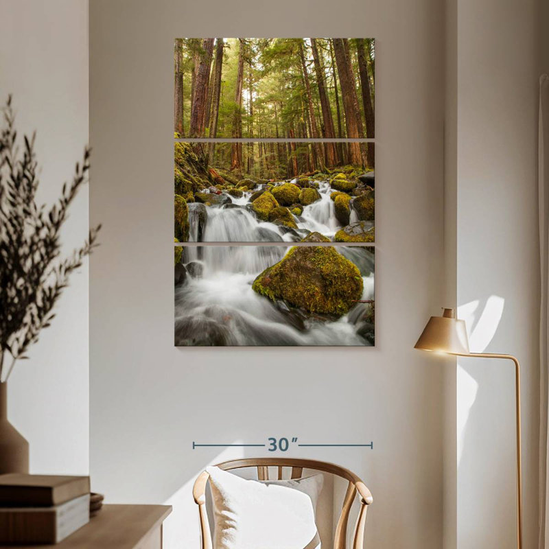 Alvord Forest Stream Boulder, 65" H x 42" W
