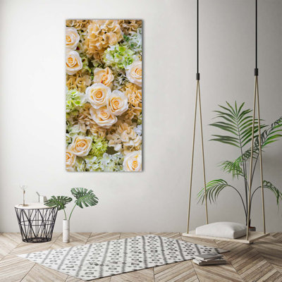 Flowers - Wrapped Canvas Print