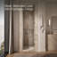 Porte de douche à pivot sans cadre de 3/8 po X l 27,5 po X l In28 po X l 71-1/2 po avec verre transparent cristal de 3/8 po et poignées de porte verticales à l’arrière et à l’arrière-51309334