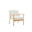 Fauteuil 70 po en lin et chaise avec 2 coussins décoratifs 70 po - Confortable et élégant