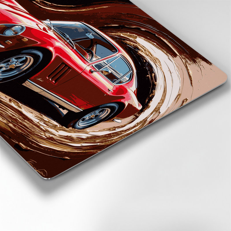Transport, art de voiture exotique de luxe, H 20 po x l 24 po