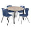 Ensemble de table de salle à manger et de chaises Kee Mobile-93832258-93832261-73413271