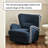 Ergonomic 360° Swivel Single Leisure Recliner-795553695