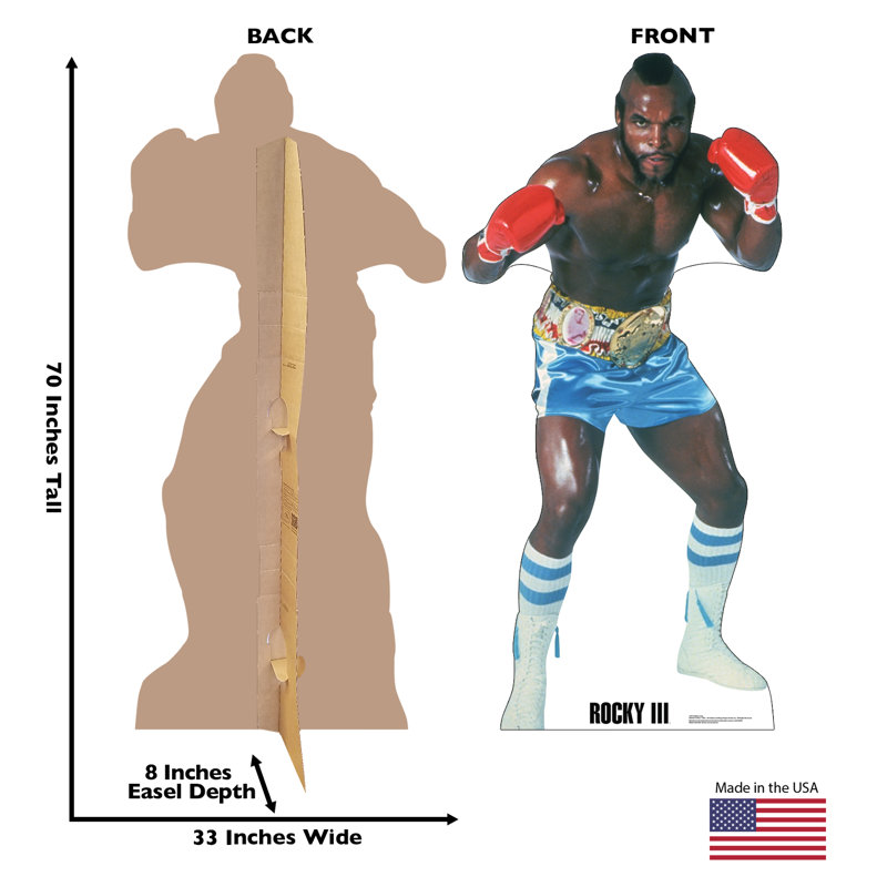 Clubber Lang Rocky III Life-Size Cardboard Cutout 70 x 33 inches