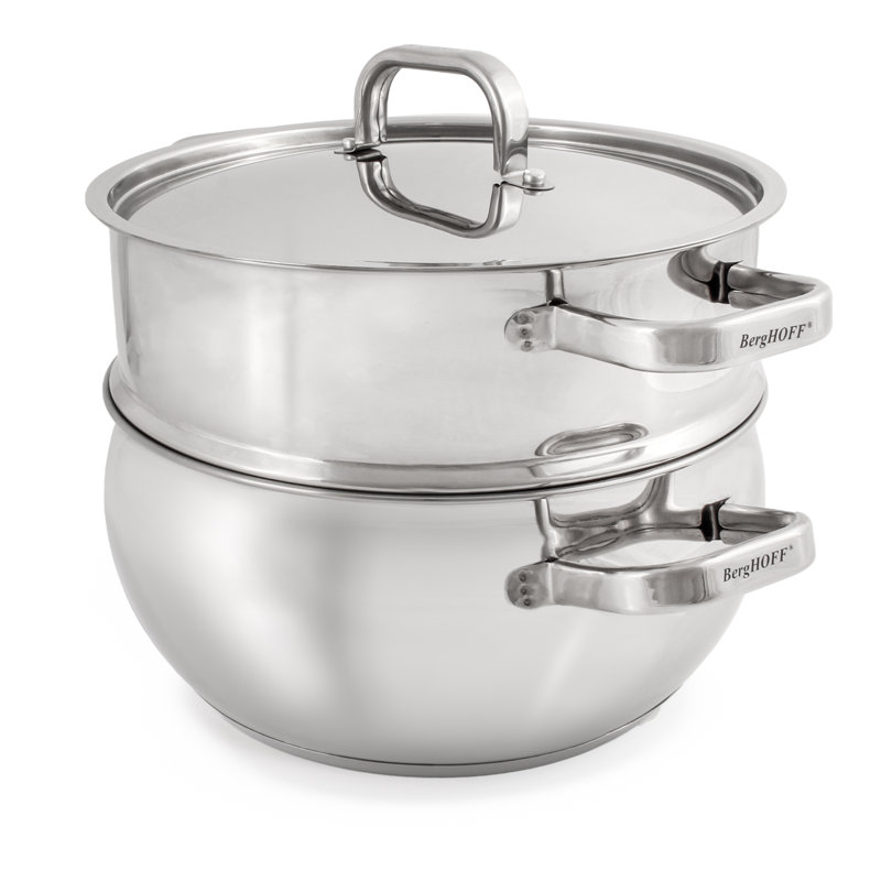 SS 18/10 9.5" Steamer , Belly