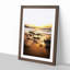 Sunrise at Tenby Beach in Wales in Abstract - Picture Frame Graphic Art Print on MDF-55727204-55727208