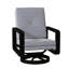 Fauteuil à bascule avec coussins pivotant Vale