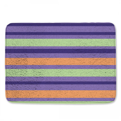 Tapis de bain à rayures horizontales