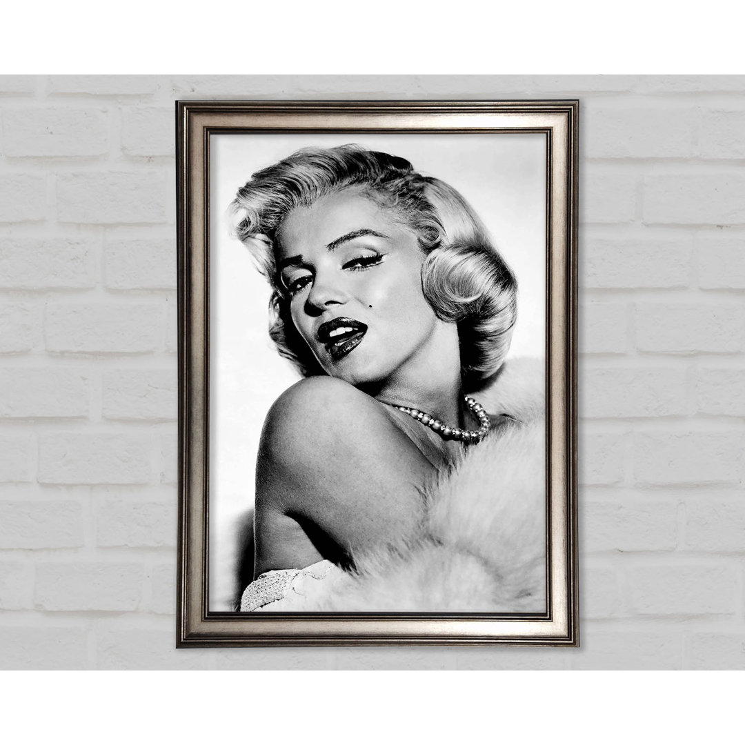 Marilyn Monroe Glamour - Einzelner Bilderrahmen Kunstdrucke