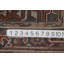 Tapis indien orange en laine 3x5