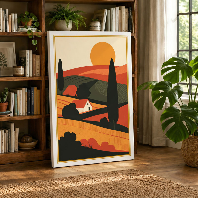 Print, 24x16 - 61.0 x 40.6 cm, Ochre Border