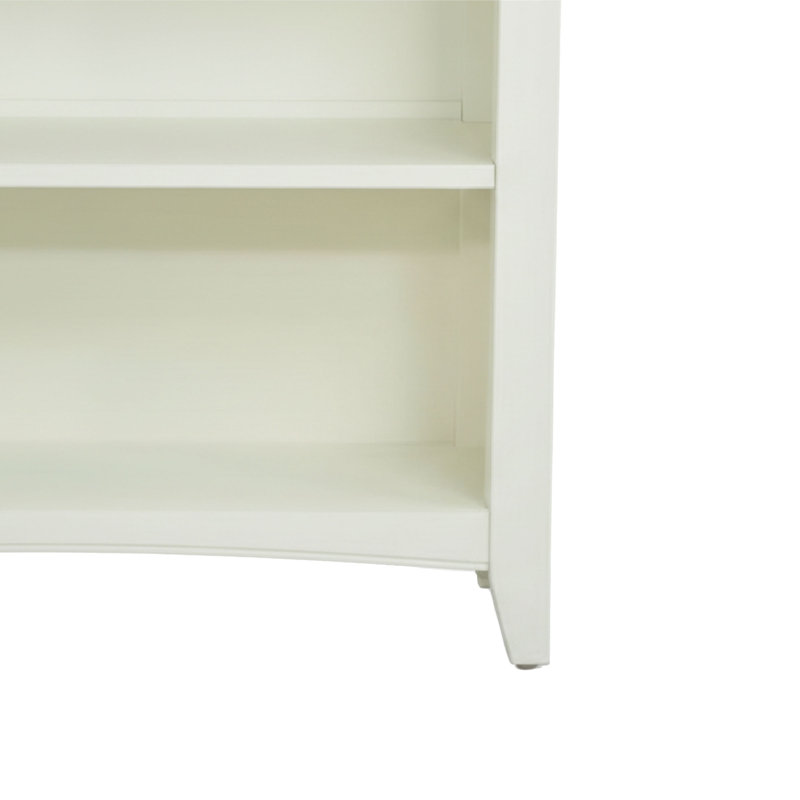 Saffr Walden 76cm H x 91cm W Standard Bookcase, Ivory