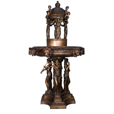 Fontaine Lady quatre saisons bronze