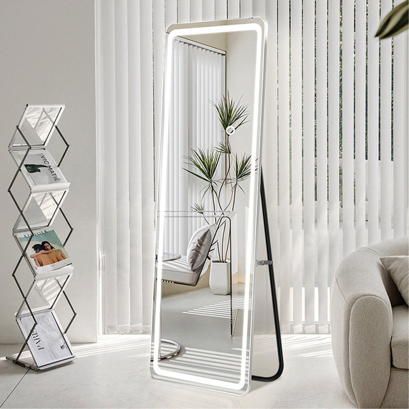 Full Length Smart LED Mirror With Durable Construction For Ideal Outfit Checks And Versatile Design