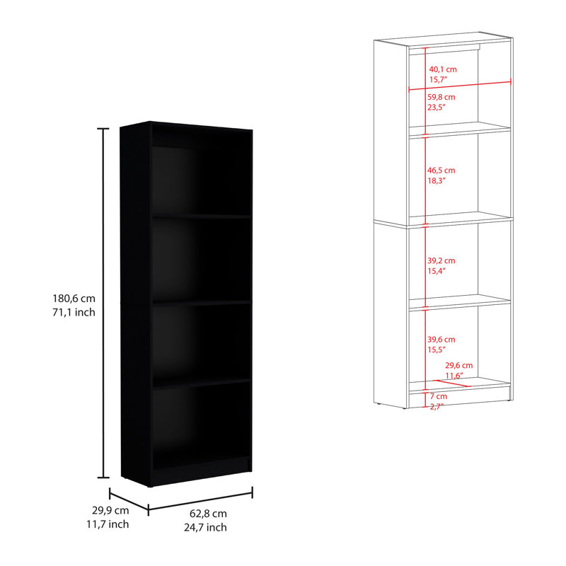 Ensemble de 3 bibliothèques. Espace généreux pour vos affaires. Une conception élégante: une pièce moderne. Bibliothèque optimisée pour petits espaces. Rangement polyvalent et efficace. Ajoute