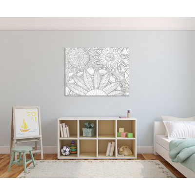 «Jungle Flora 3 Less» par Pam Varacek - reproduction d'art sur toile tendue