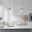 1 - Light Brushed Brass Pendant