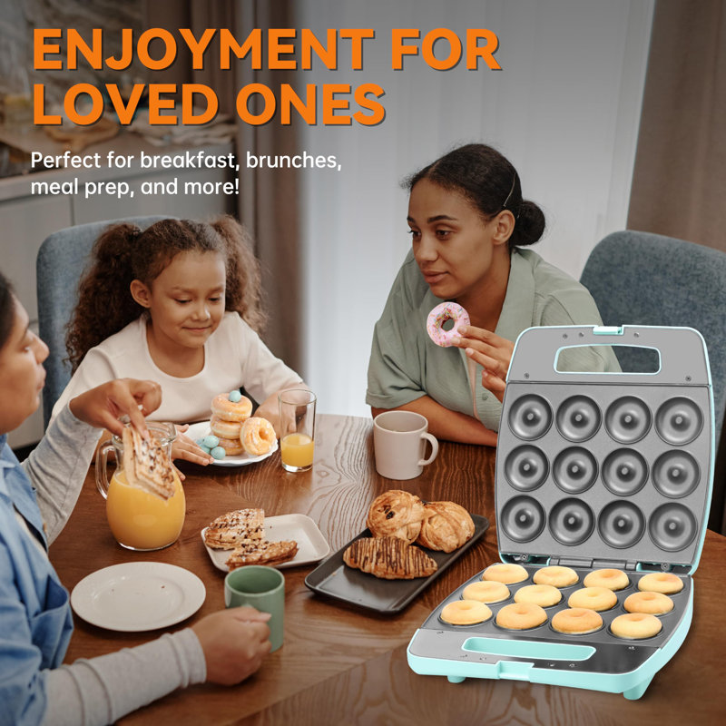 Mini Donut Maker Machine – Bakes 12 Mini Donuts