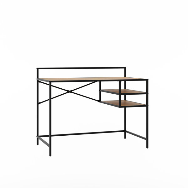 110cm Computer Table 17 Stories Tashanika 110Cm W Rectangle Computer Desk | Wayfair.co.uk