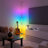 57" Led Dimmable RGB Corner Ambient Floor Lamp With Remote-1380594101