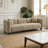 87 In. 3 Seater Modern Upholstered Velvet Sofa-286156238