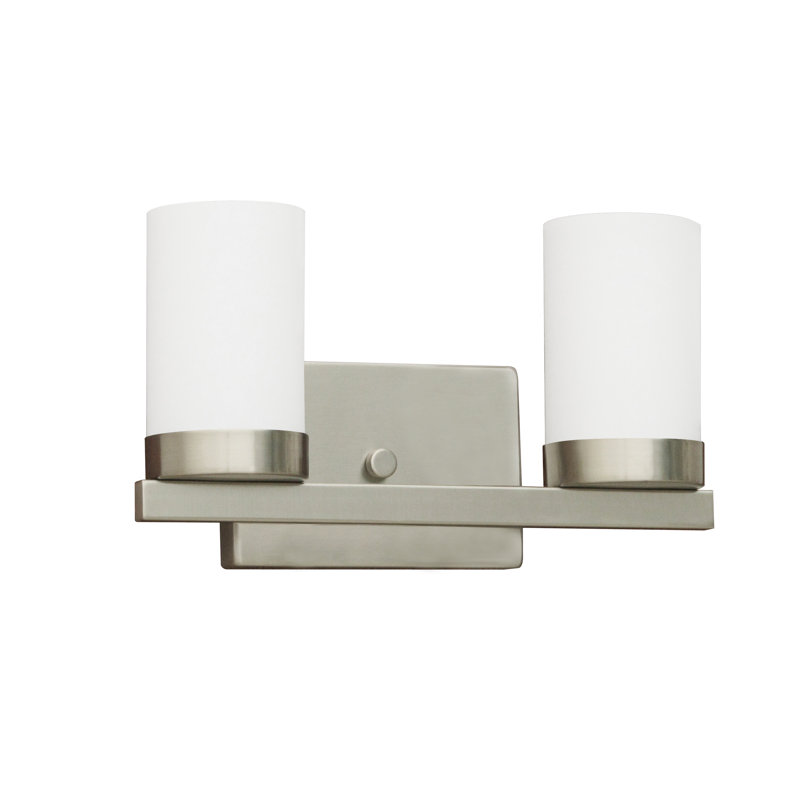 Harvey 2 - Light Vanity Light, Satin Steel
