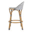 Tabouret de comptoir à dossier bas Ellie-1443711655