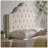 Tufted Upholstered Headboard With Solid Wood Durable Metal Legs Adjustable Height And Modern Button Tufted Fabric For Bedroom