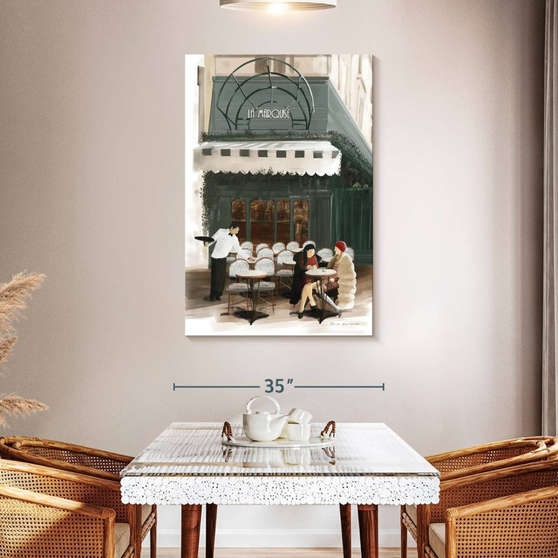 Lilie Paris Bistro, 48" H x 32" W