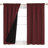 Deconovo 100 Percent Blackout with Liner Rod Pocket Curtain Panel Pair-75196909-75196906