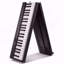 88 touches pour piano pliable avec clavier pliable et portatif Bluetooth Bluetooth