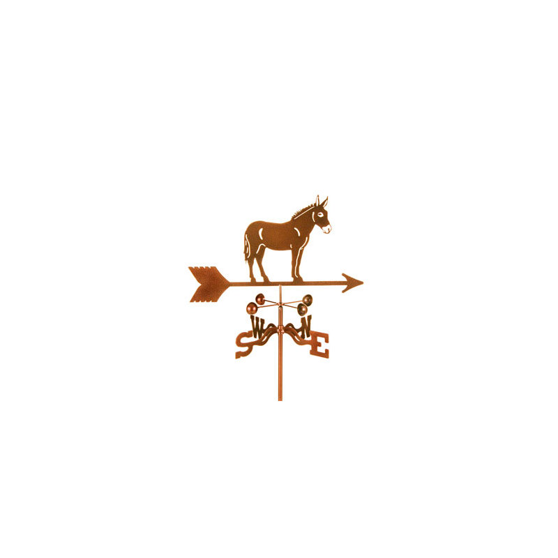 Girouette Sniquer Mule, Fixation de jardin